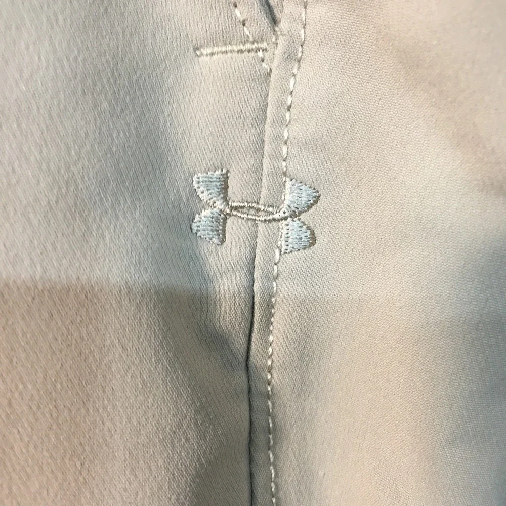 Under Armour Mens Match‎ Play Golf Pants Tan Khaki Performance 36x32